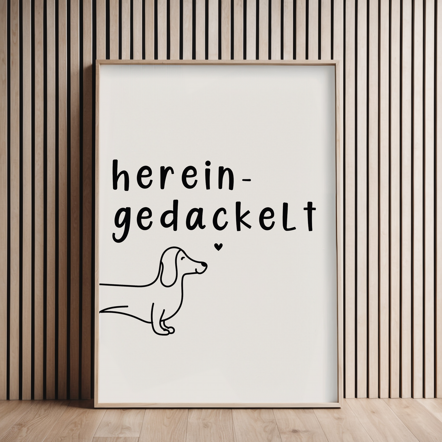 Dackel Poster A3