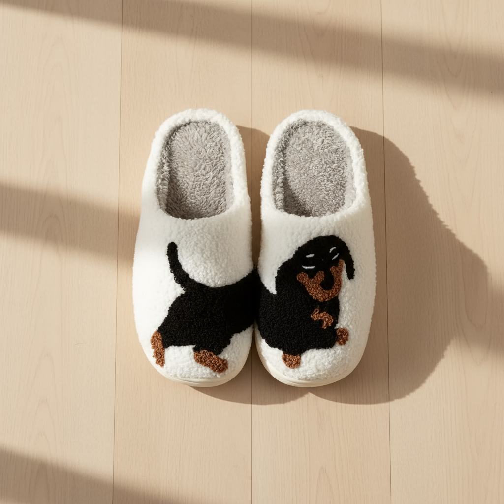 Dackel Hausschuhe