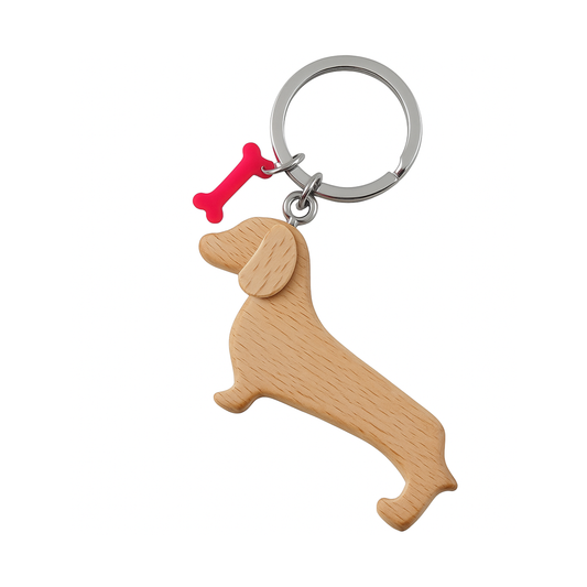 Dackel Anhänger Holz